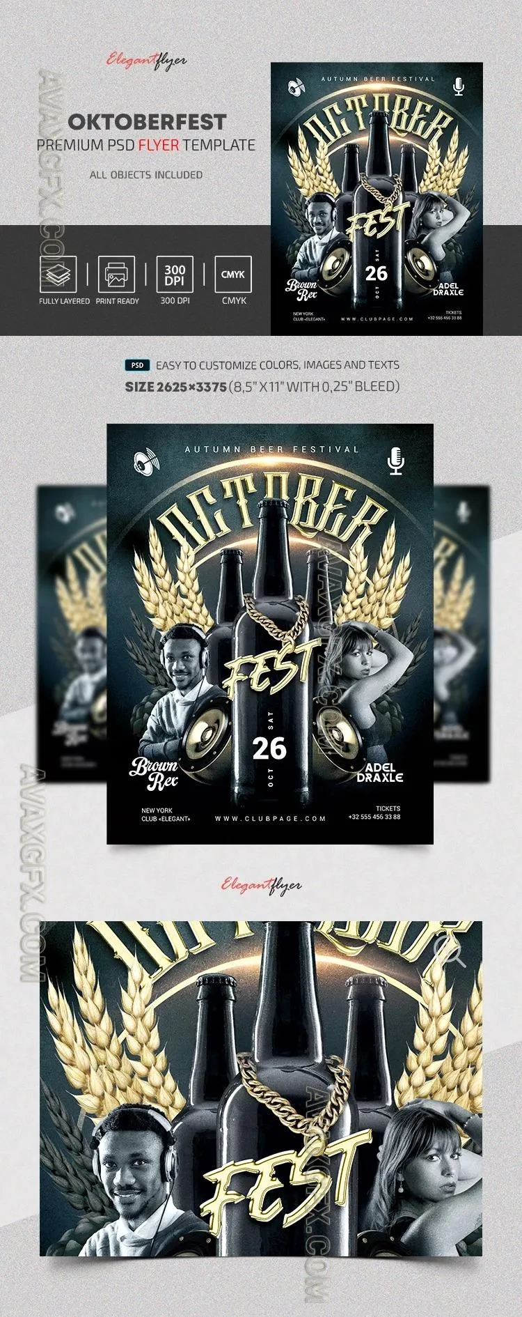 Oktoberfest Flyer - Premium Flyer template (PSD)
