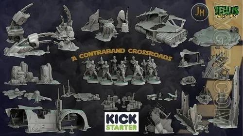 A Contraband Crossroads 3D Print