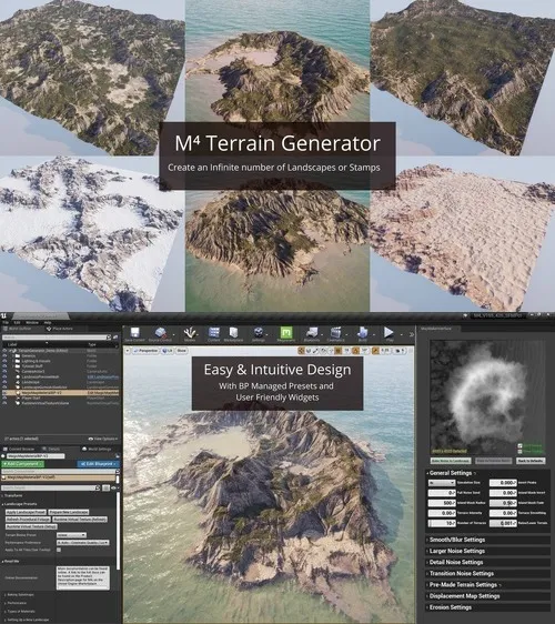 Unreal Engine Blueprints Magic Map Material & Maker (M4) v5.5