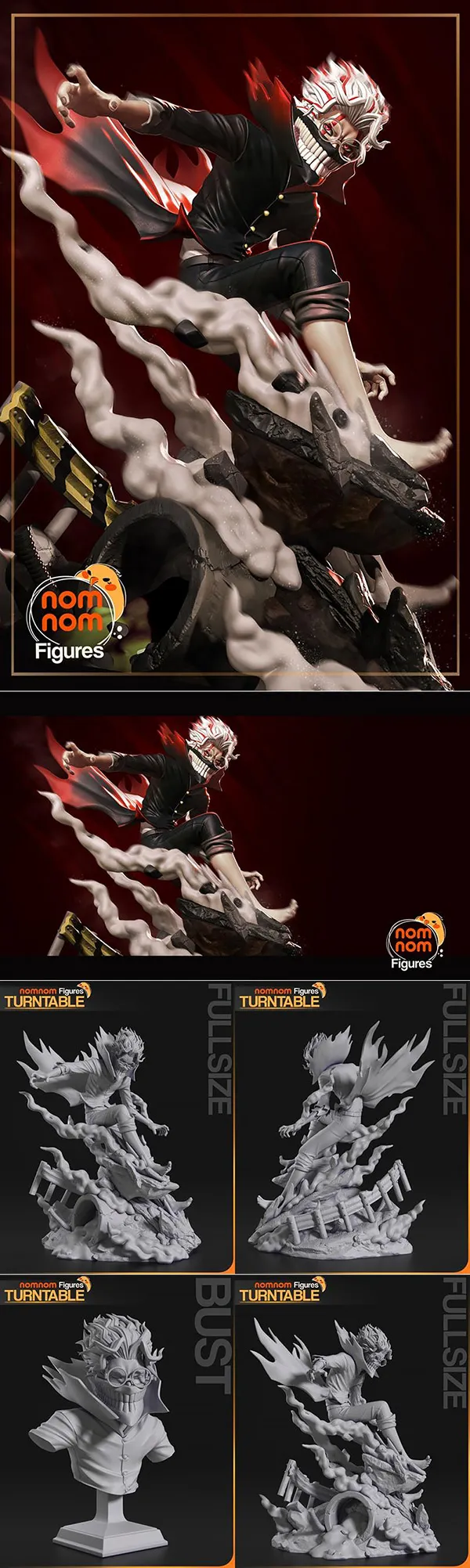 Nomnom Figures – Turbo Okarun from Dandadan – 3D Print
