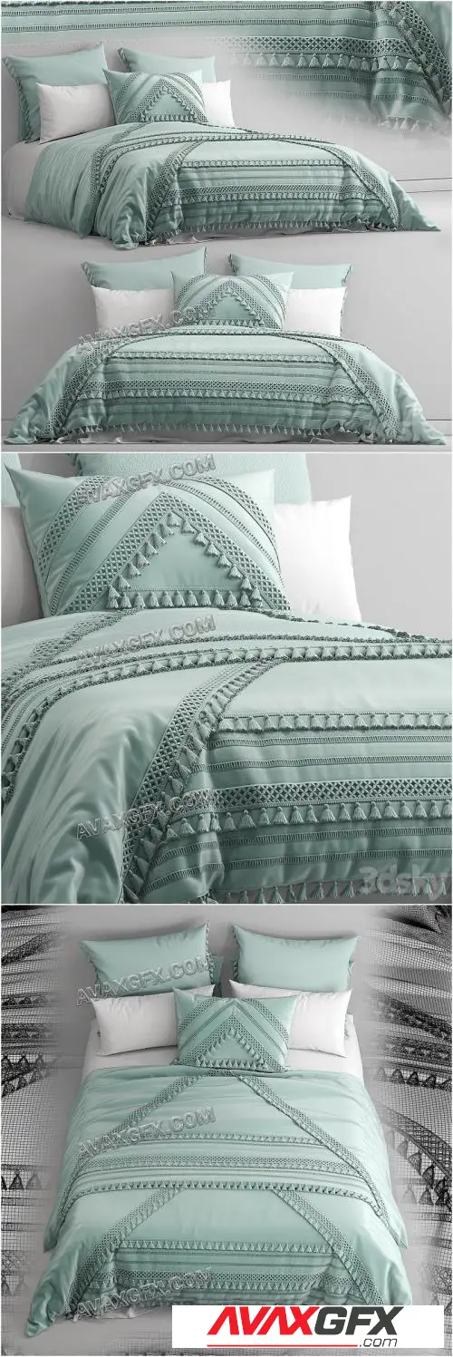 Bed adairs bed - 3D Model