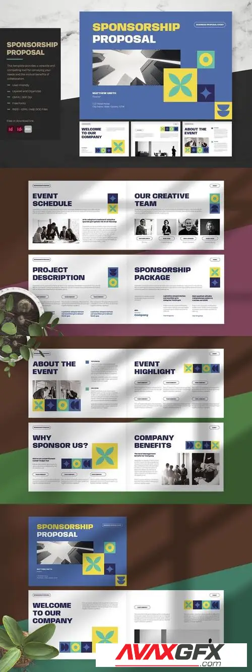 Blue Geometric Sponsorship Proposal RVAY58A