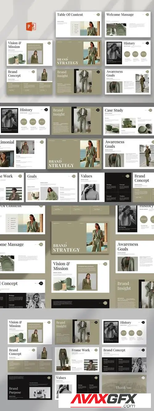 Brand Strategy Presentation Template 33K6NQ3