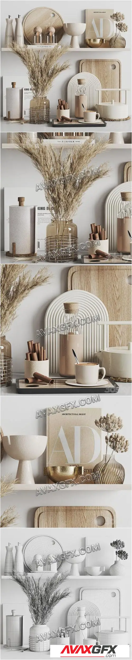 Kitchen accessories051 - 3D Model