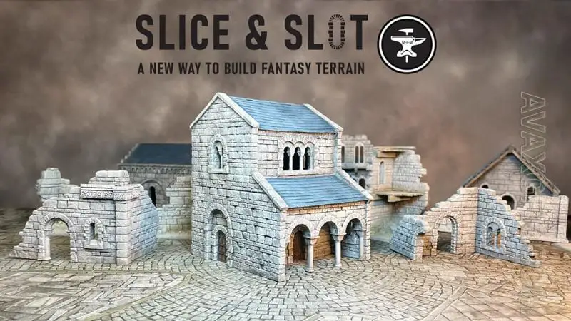 Microforge Miniatures - Slice & Slot - STL 3D Model
