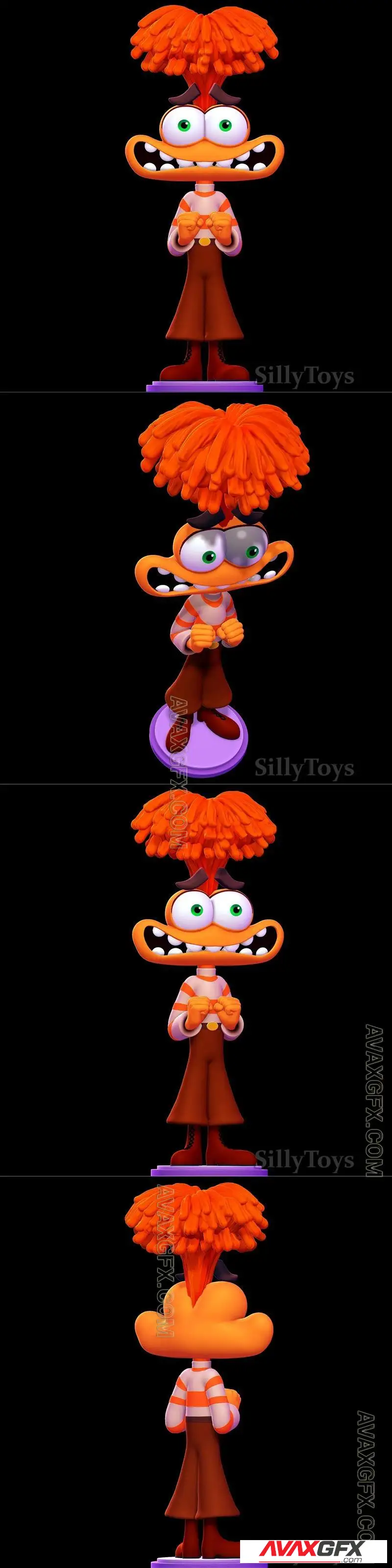 Anxiety Inside Out 2 - STL 3D Model