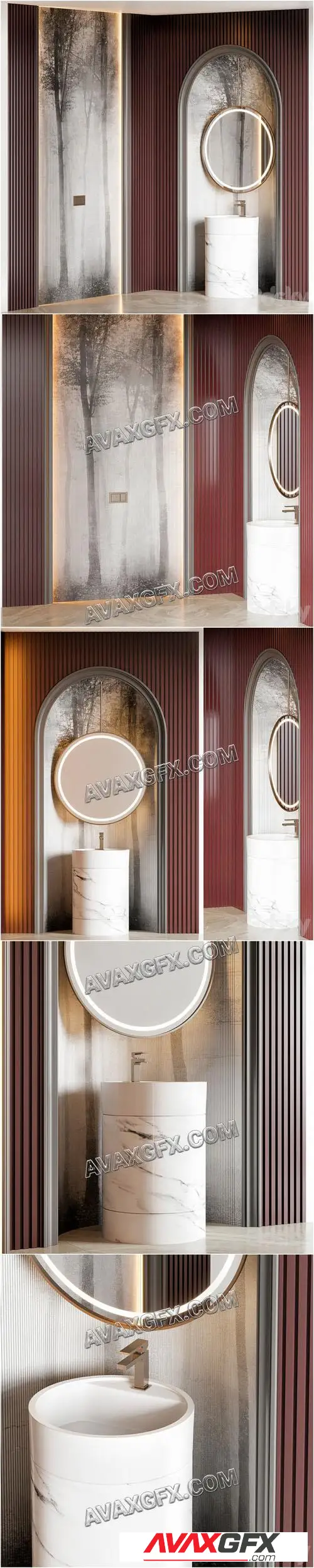 Bathroom furniture 40 - 3D Model