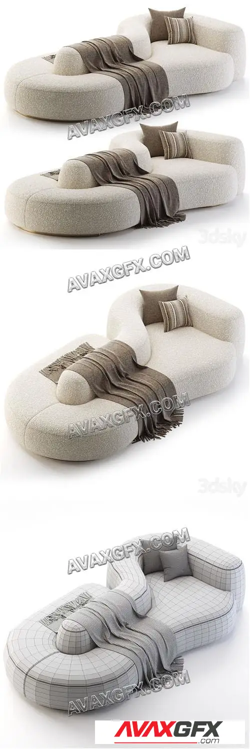 Kay sofa - 3D Model