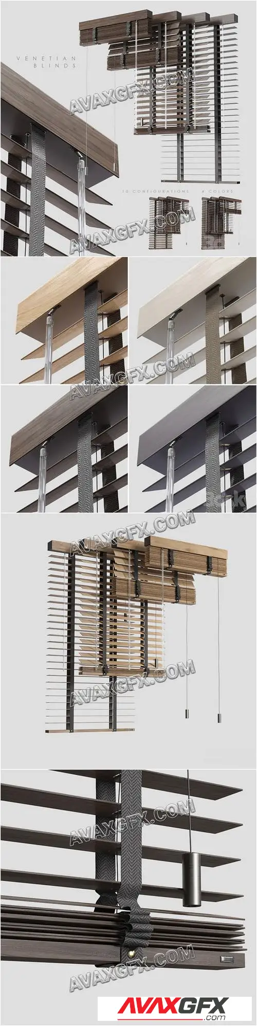 Venetian blinds 3 - 3D Model