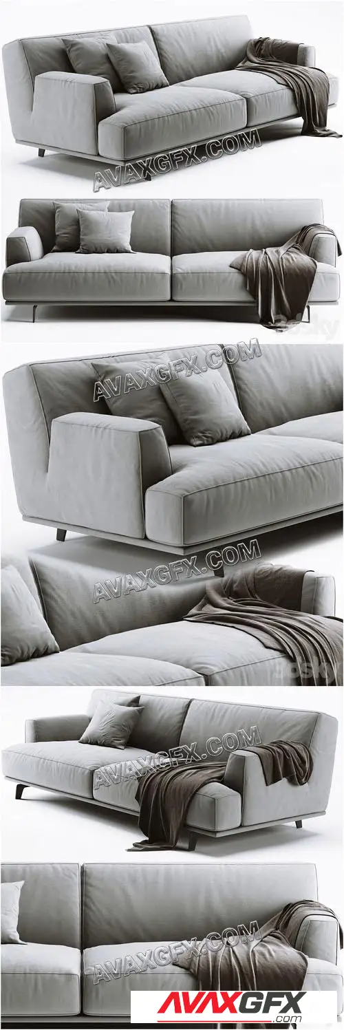 Poliform tribeca sofa - 3D Model