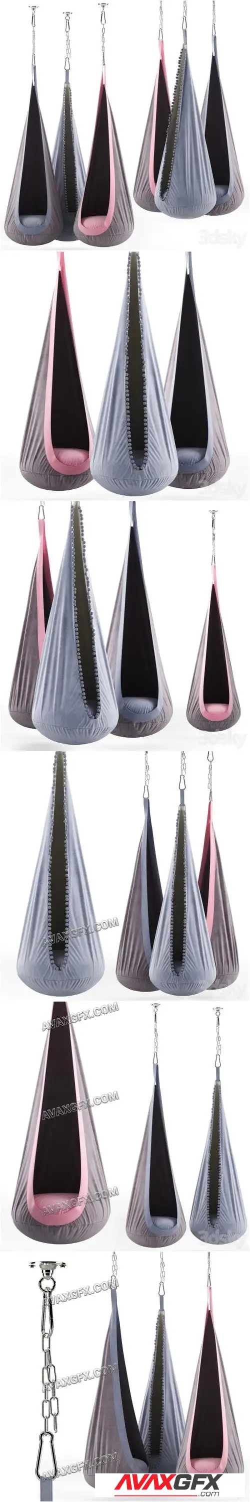 Cocoon Children's Hammock - 3D Model