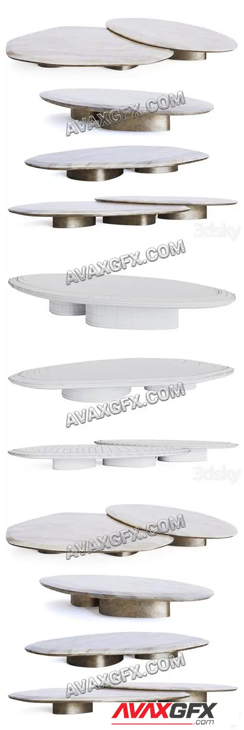 Ragali coffe tables - 3D Model