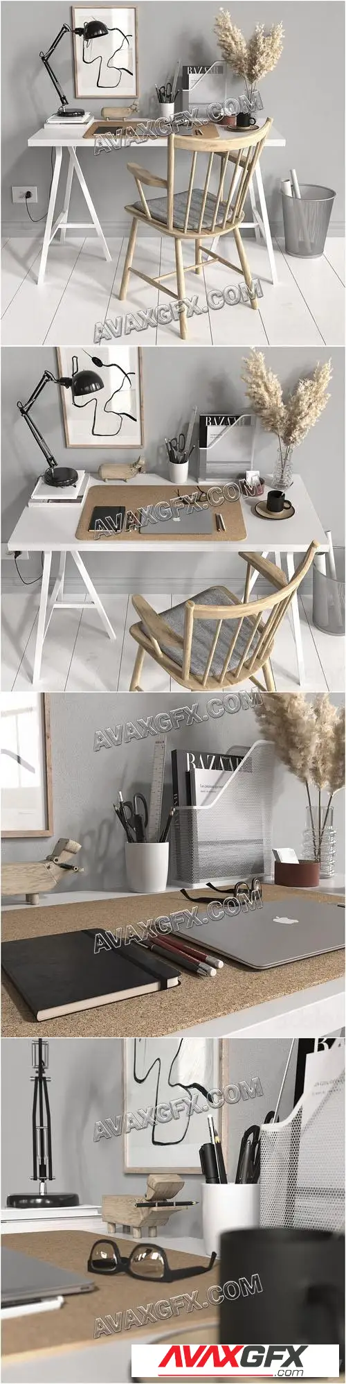 Workplace 02 - 3D Model