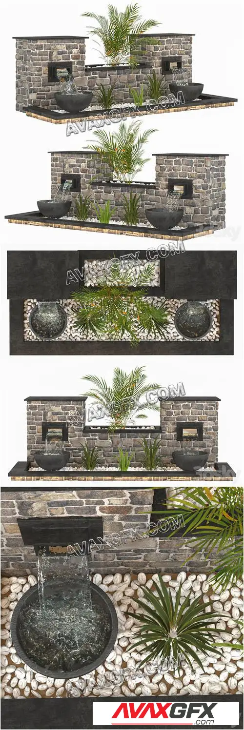 Fountain vol 02 - 3D Model