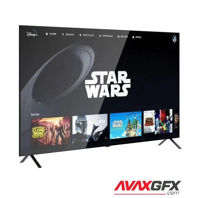 OLED B4 4K Smart TV 2024 by LG - 3D Model