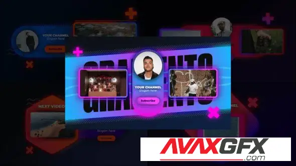 Gradient Youtube Endscreens 57866008