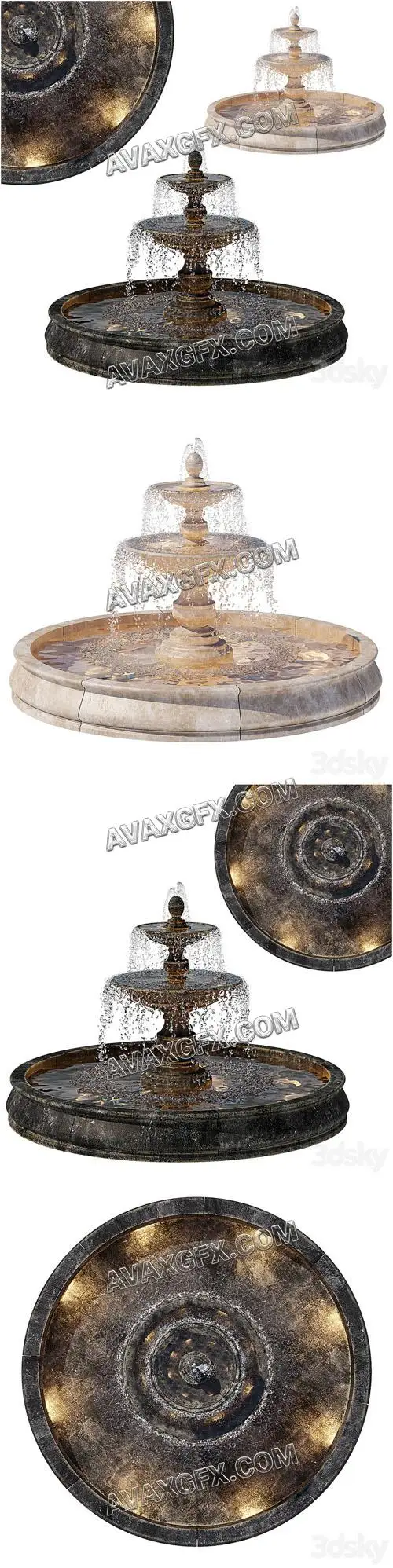 Fountain12 - 3D Model