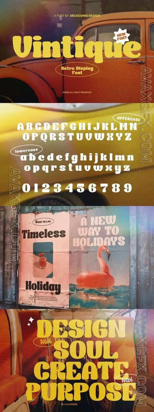 Vintique Retro Display 2X677LX