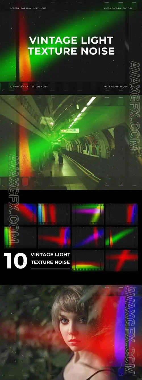 Vintage Light Texture Noise Overlay D5WL8RQ