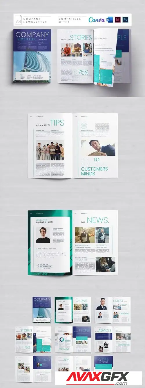 Newsletter Template K4DCBYF