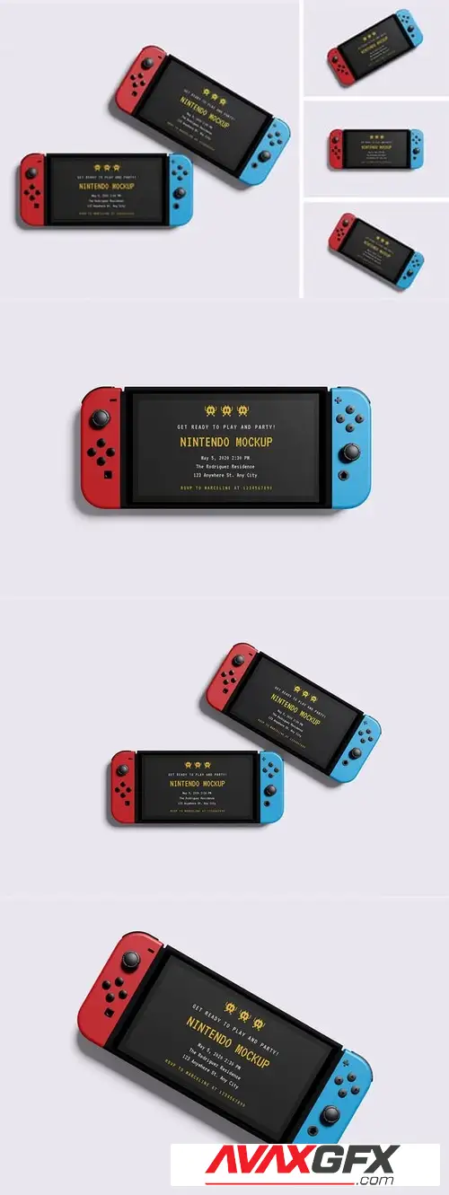 Nintendo Switch Mockup NZYEKZU