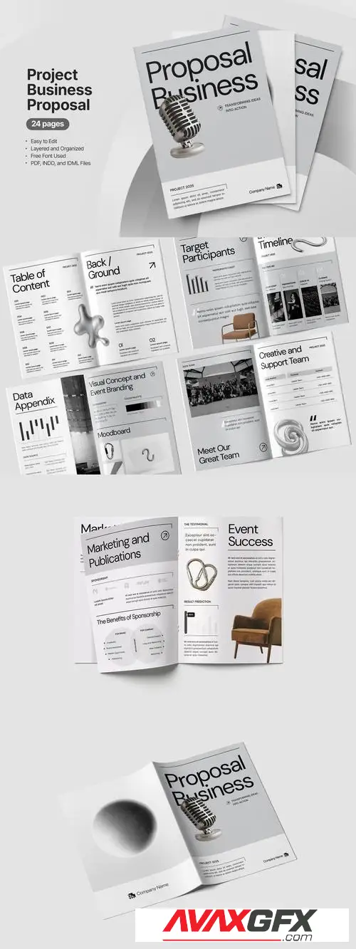 Project Business Proposal Template K5ADBGQ