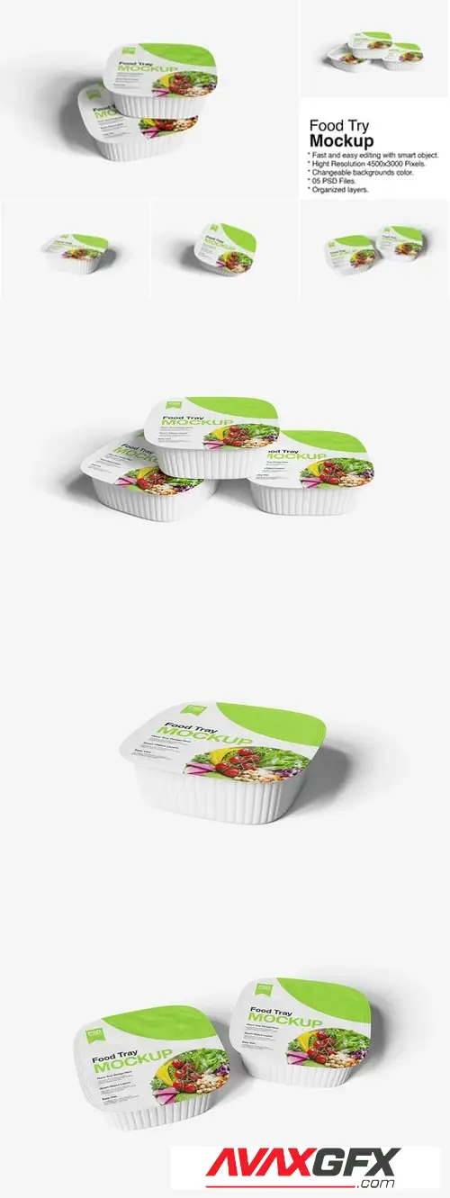 Food Tray Mockup RGZ58TC