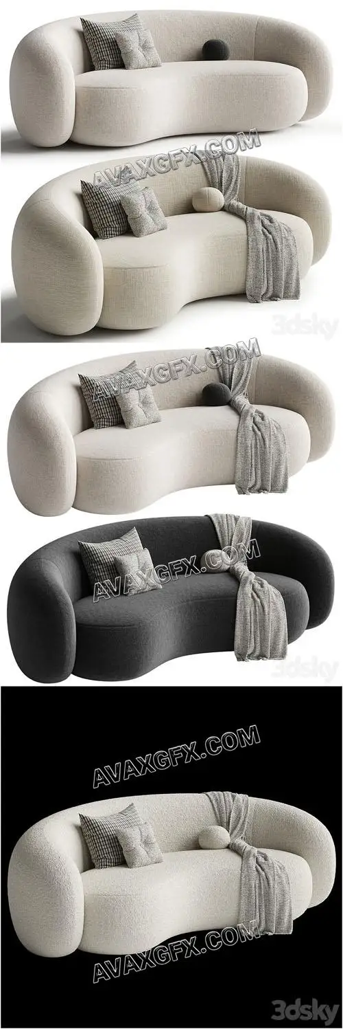 CIRCULAR SOFA BY KARSTUDIO - 3D Model