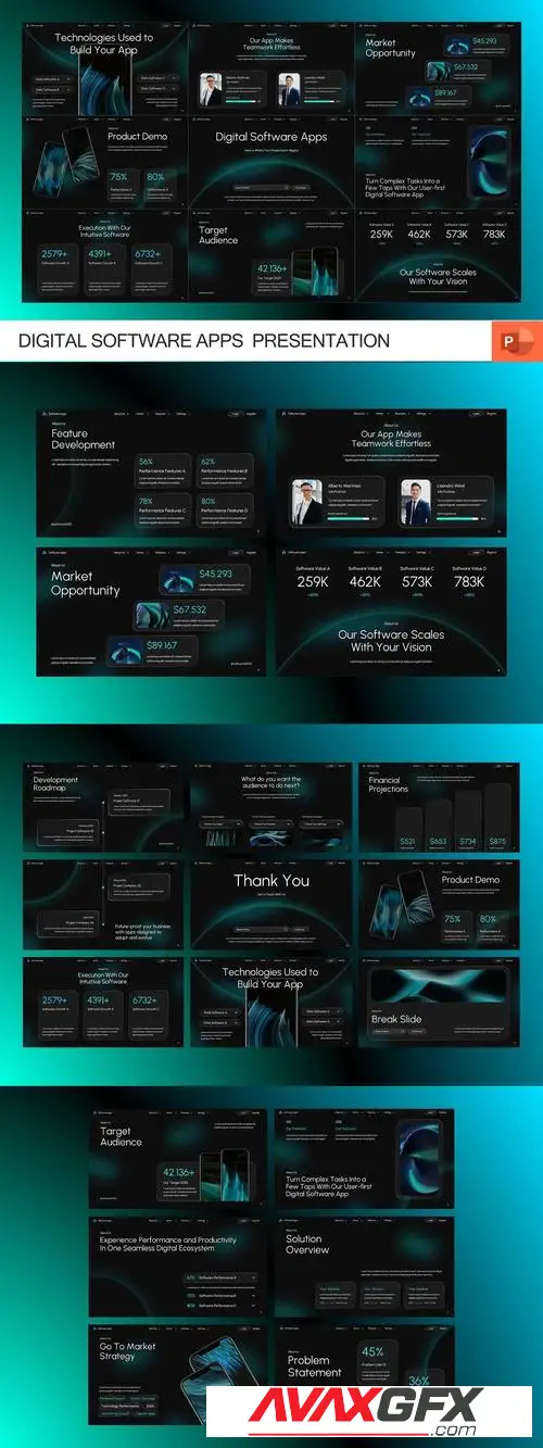 Dark Digital Software Apps FJMV9FM