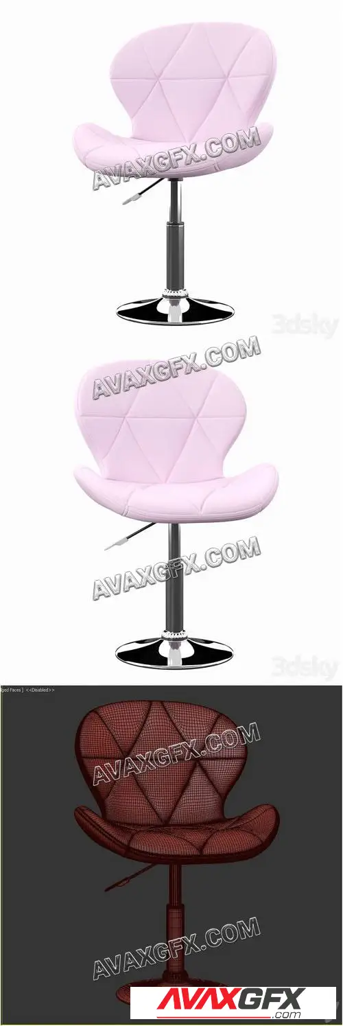 Caya desk chair - 3D Model
