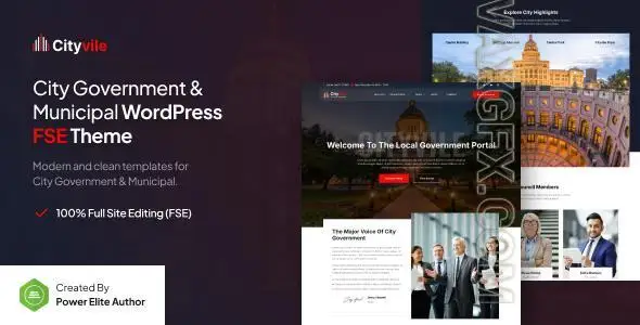 Cityvile - City Government & Municipal FSE WordPress Theme 56902005