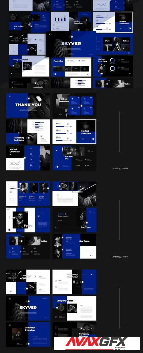 Skyver Powerpoint Template M7PTVKG