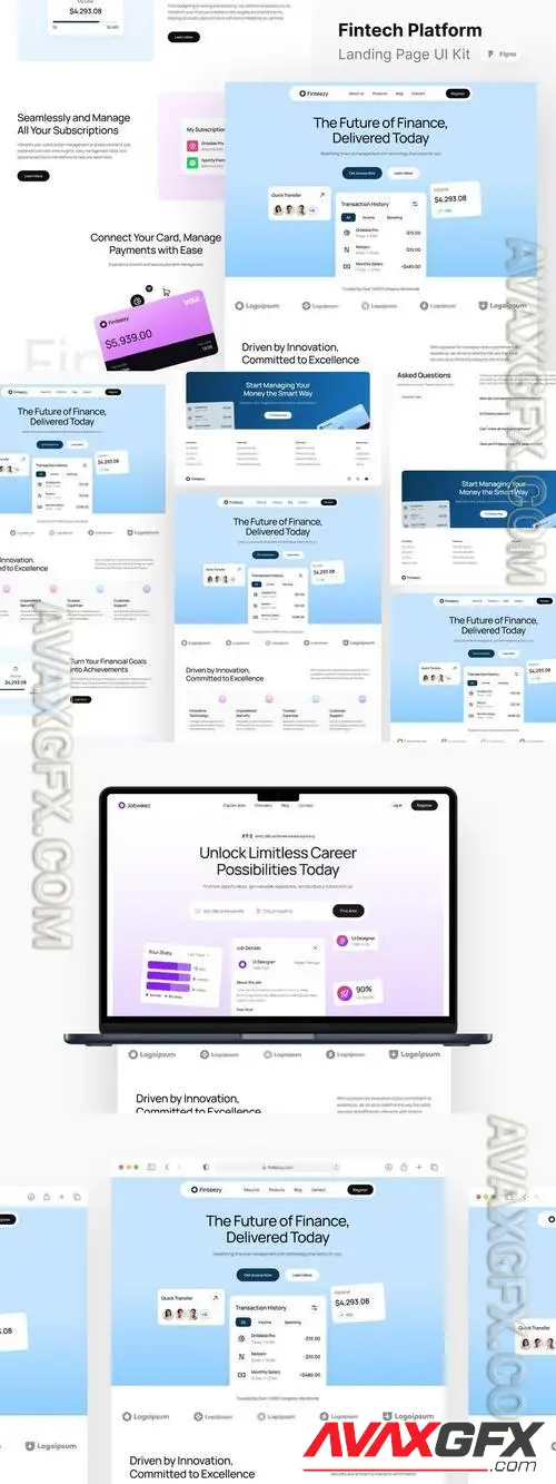 Finteezy - Fintech Platform Landing Page 9P26VHG