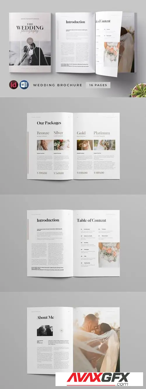 Wedding Photography Brochure HBWKP3C