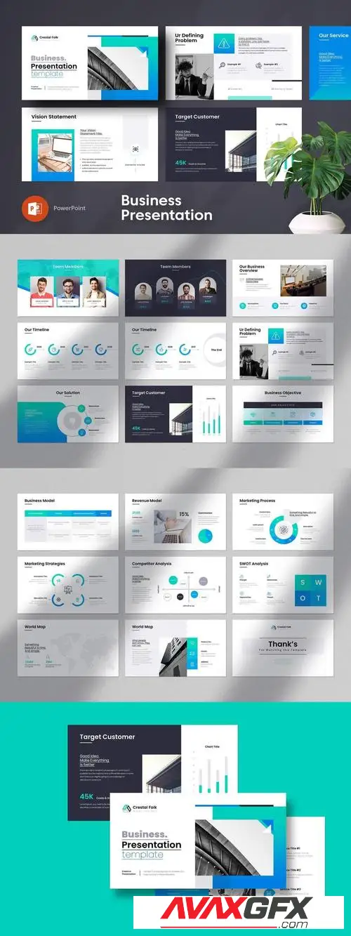 Creative Business Colorful PowerPoint 9EJ74F4