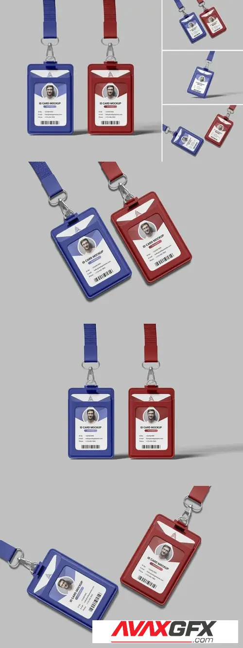 ID Card Holder Mockup VMWFLSW