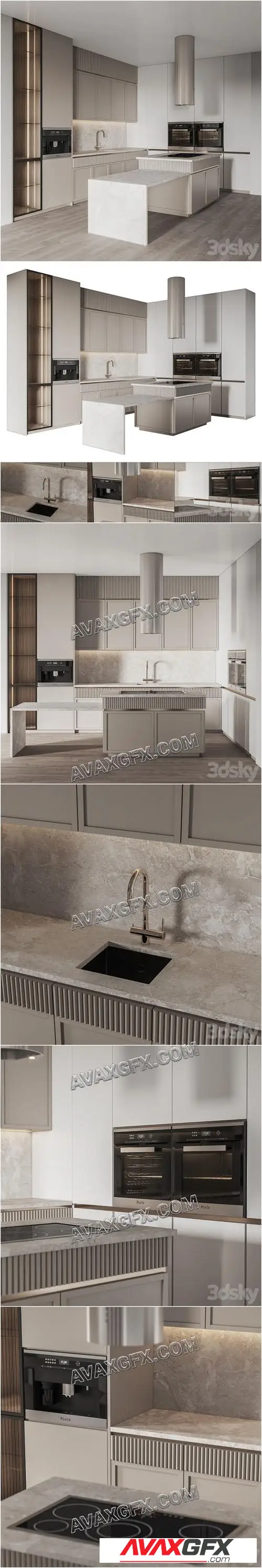 Kitchen038 - 3D Model