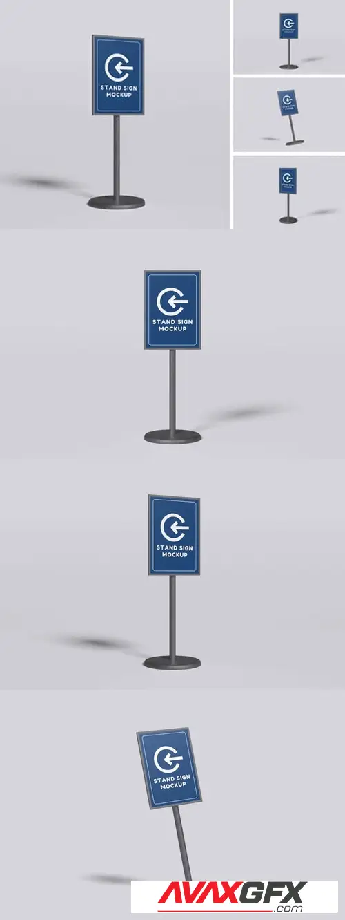 Stand Sign Mockup GJDD3FP