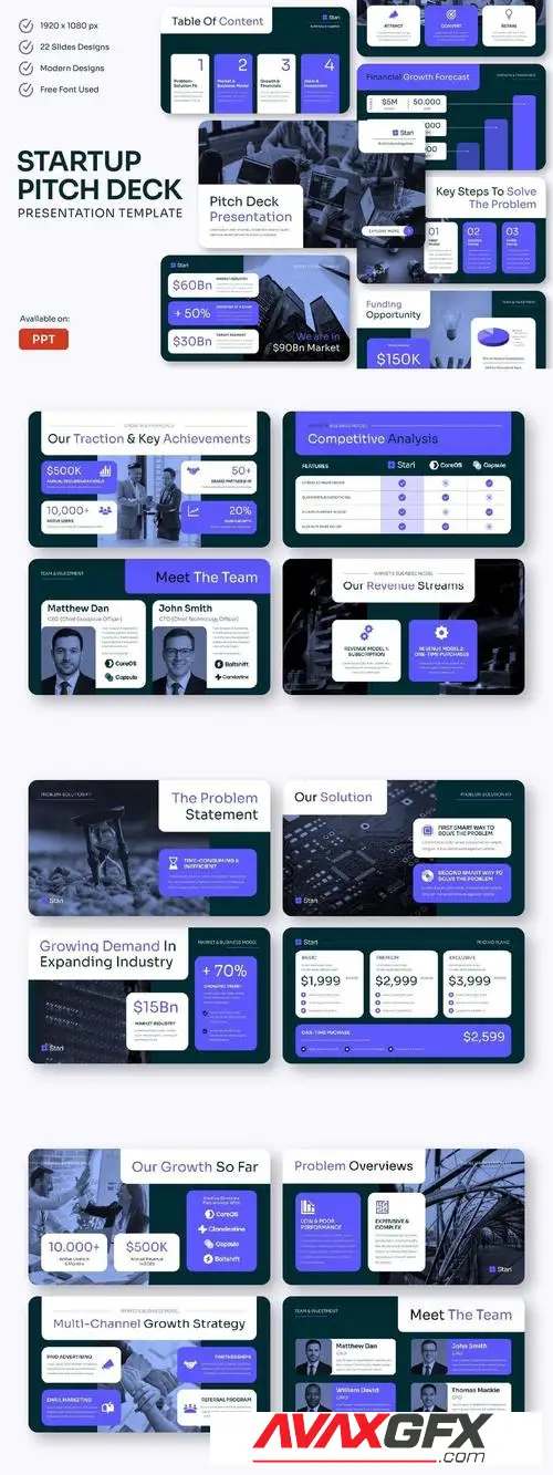 Startup Pitch Deck PowerPoint IF 6268GAH