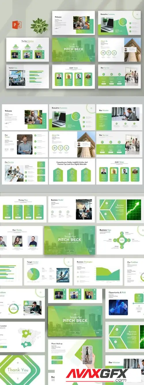 Investor Pitch-Deck Presentation Template AR85Q83
