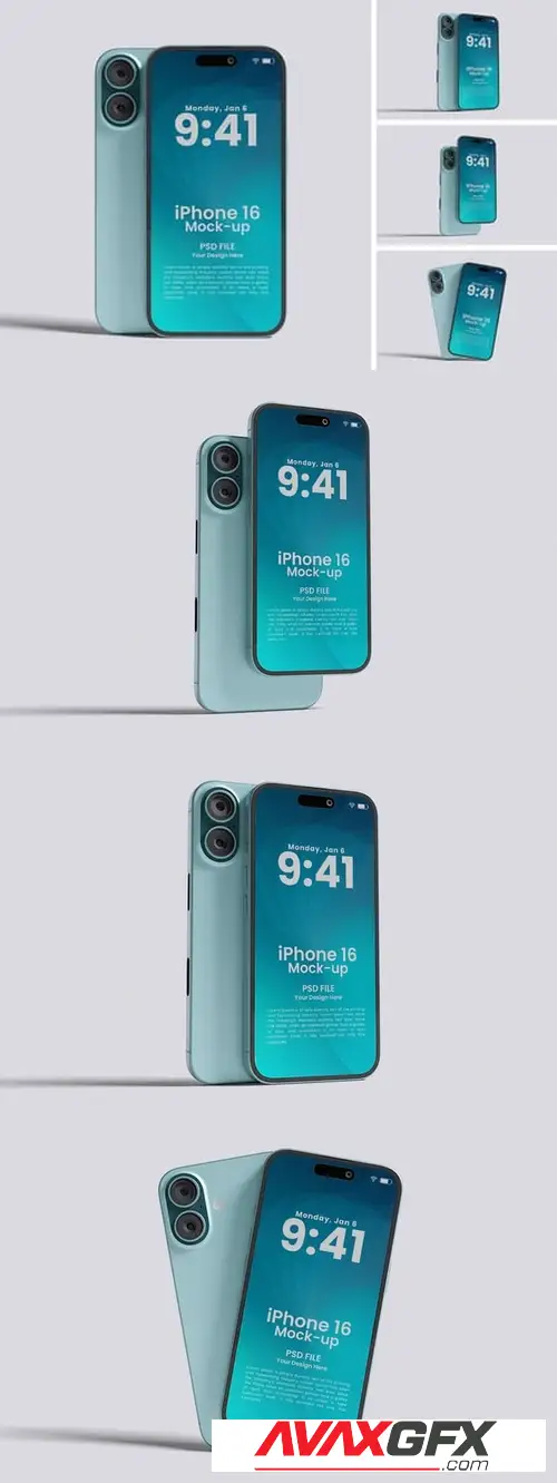 iPhone 16 Mockup NELK9C8