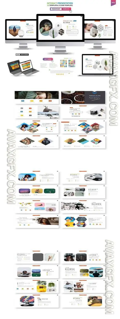 Interact Powerpoint Presentation Templates WUAPQB5