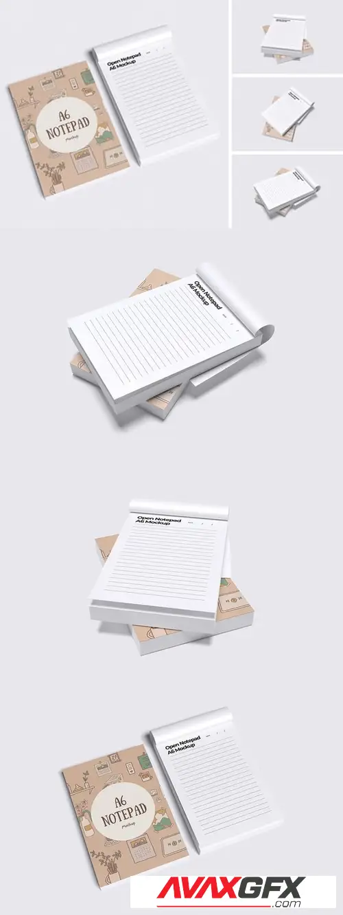 Notepad Mockup 2HUC7XJ