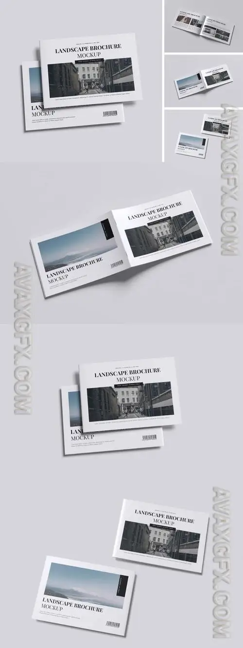 Landscape Brochure Mockup 3XFSXLU