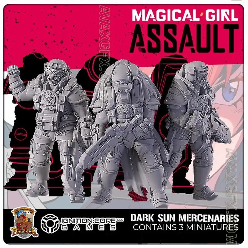 Dark Sun Mercenaries - STL 3D Model