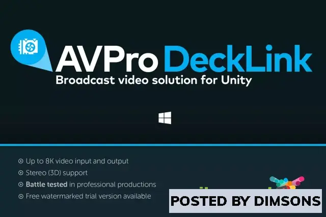 Unity Tools AVPro DeckLink v1.9.2