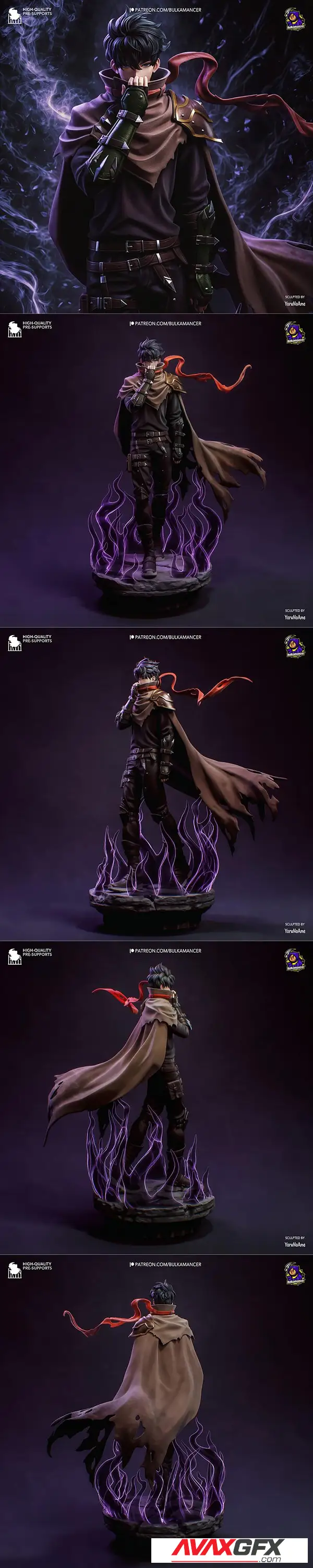 Bulkamancer Sculpts – Sung Jin Woo (Solo Leveling) – 3D Print