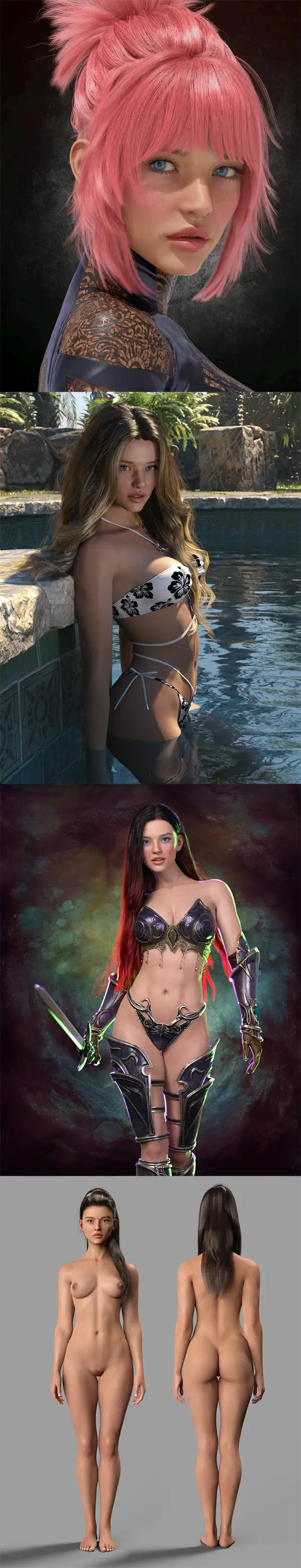 MSO Coreen HD for Genesis 9 Feminine