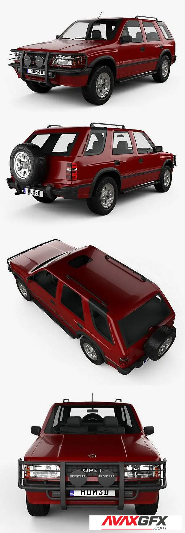 Opel Frontera A 5-door 1992 3D Model