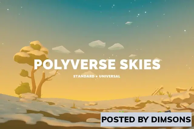 Unity Shaders Polyverse Skies | Low Poly Skybox Shaders v3.4.0 (19 Feb 2025)